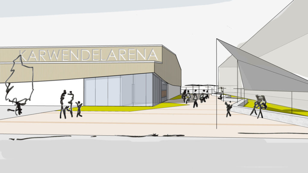 Visualisierung, Ansicht des Eingangsbereichs
